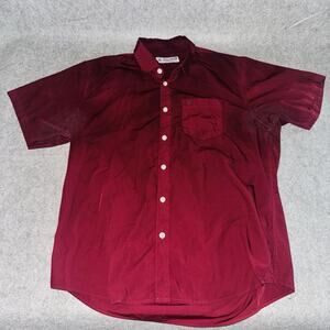 Dixxon Flannel Co Shirt Mens XLarge Maroon Button Up DLux Performance Bamboo